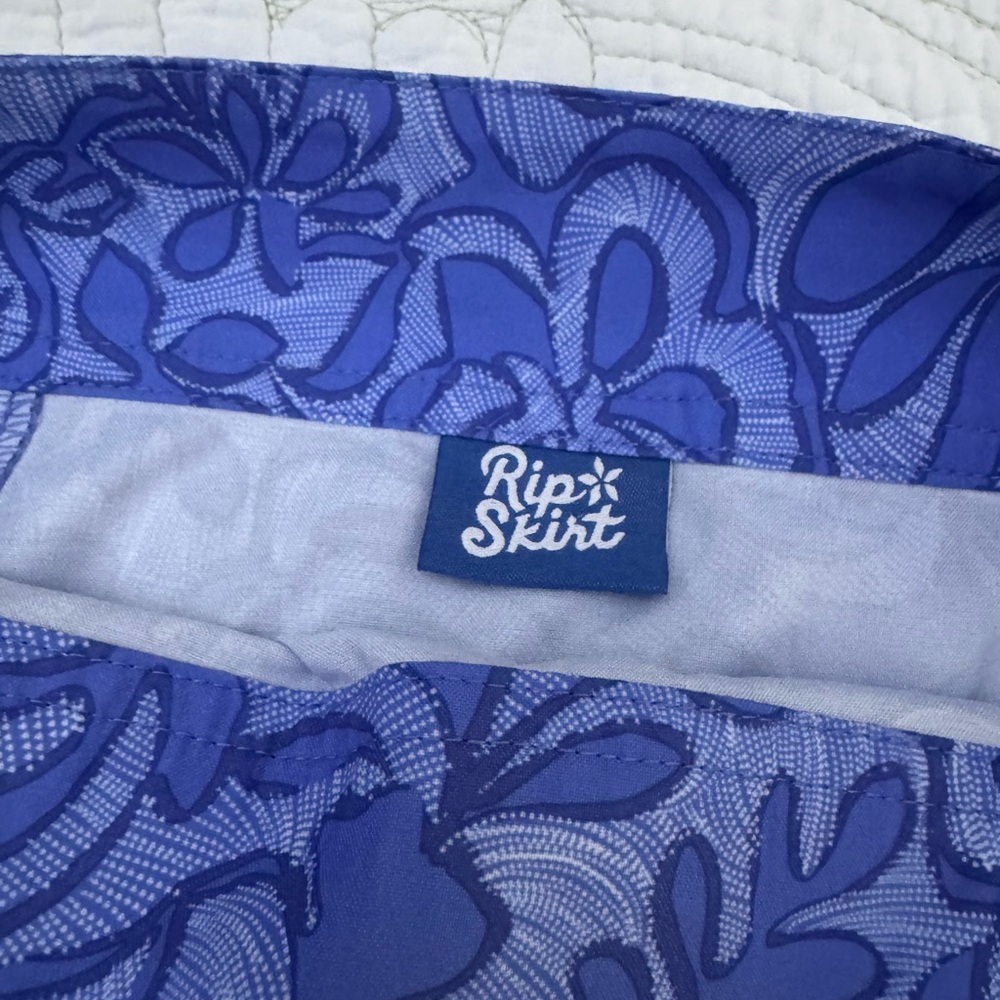 Women’s Ripskirt Floral Blue Skirt- Size M - Picture 5 of 13
